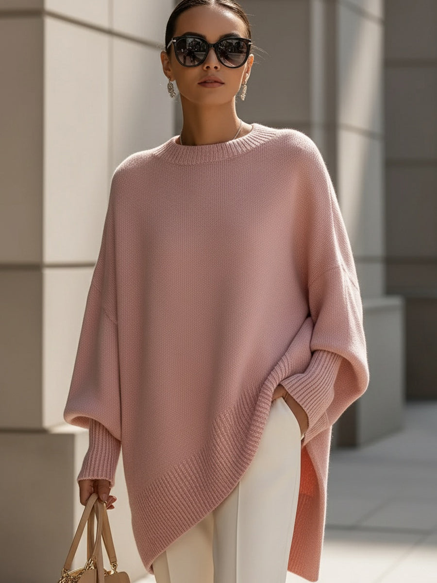 Aneta | Oversize sweater i poncho-stil