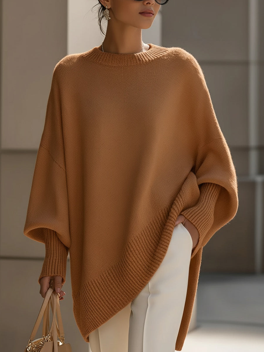 Aneta | Oversize sweater i poncho-stil