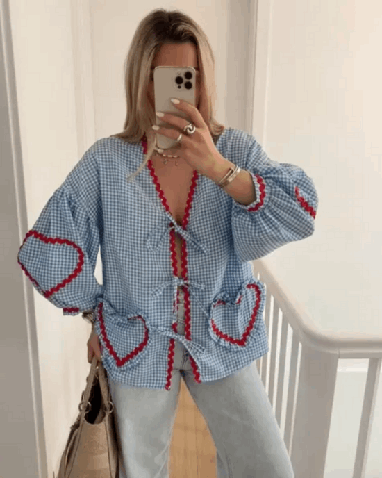 THE AMOUR SHIRT - BLUE