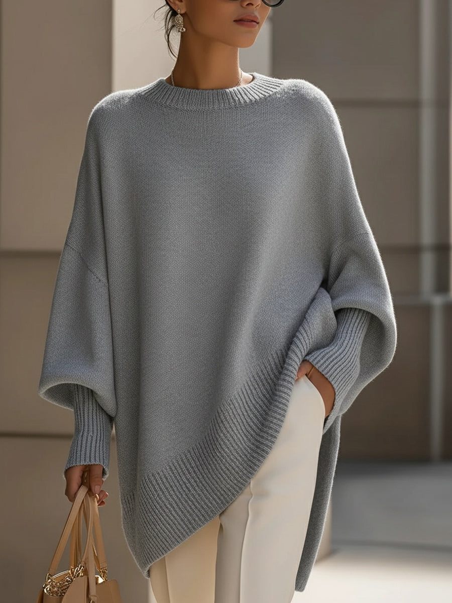 Aneta | Oversize sweater i poncho-stil