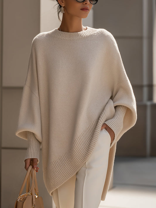 Aneta | Oversize sweater i poncho-stil