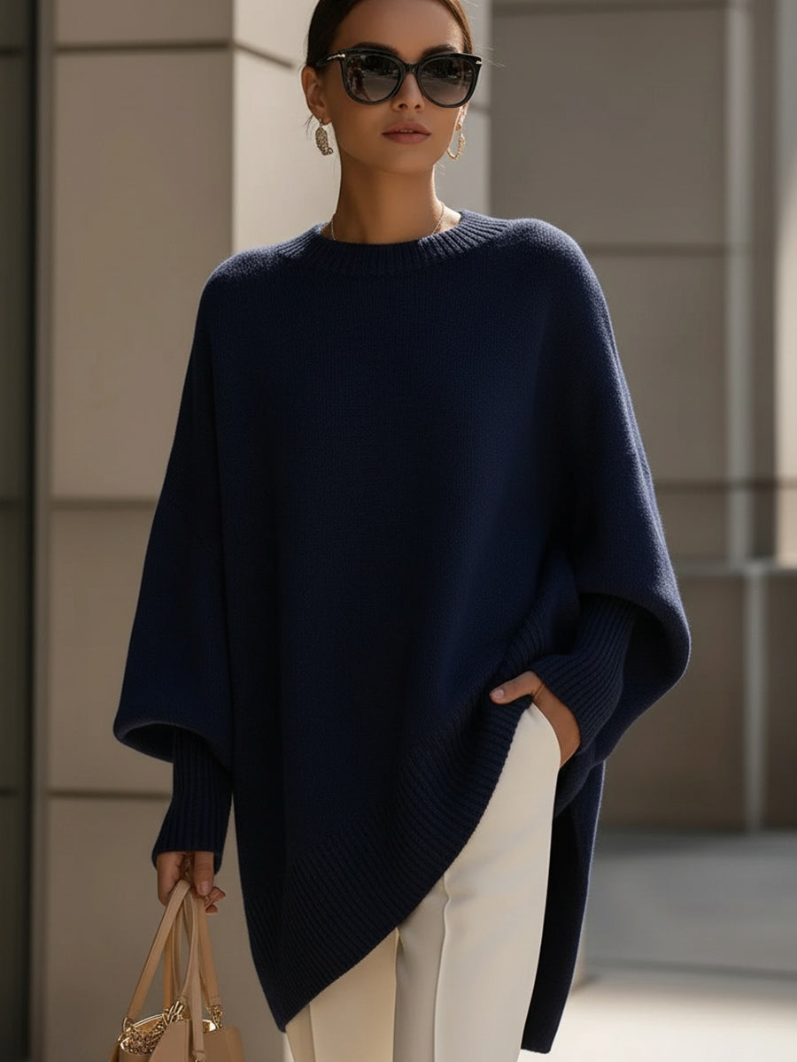 Aneta | Oversize sweater i poncho-stil