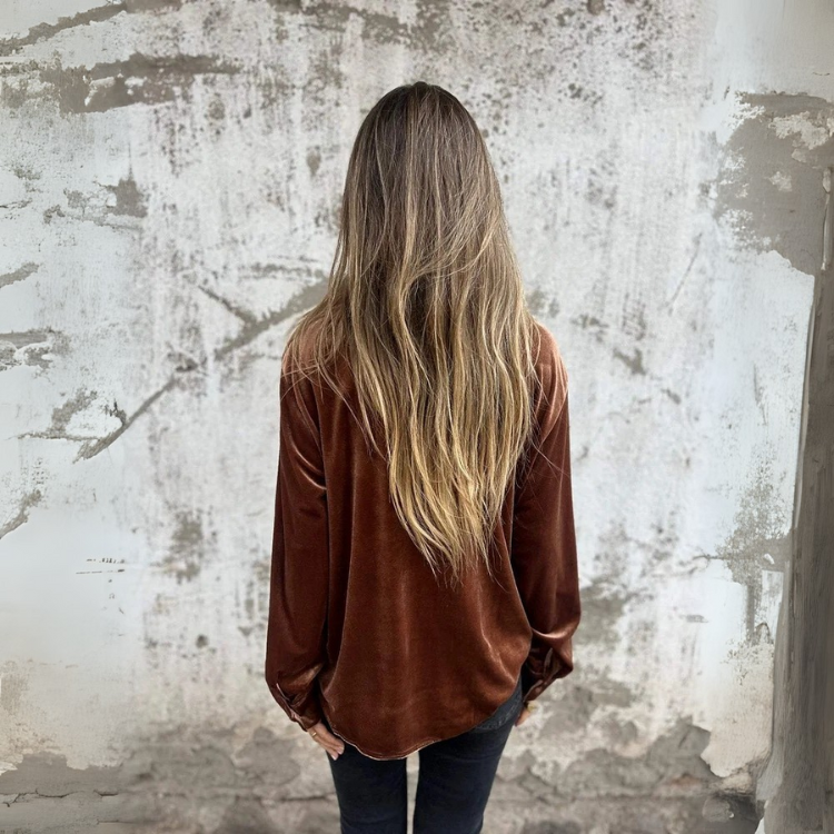 THE FLEUR VELVET SHIRT