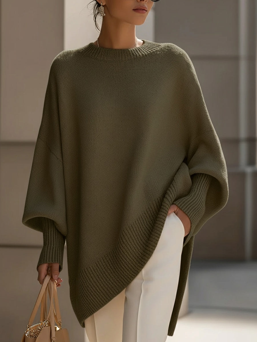 Aneta | Oversize sweater i poncho-stil